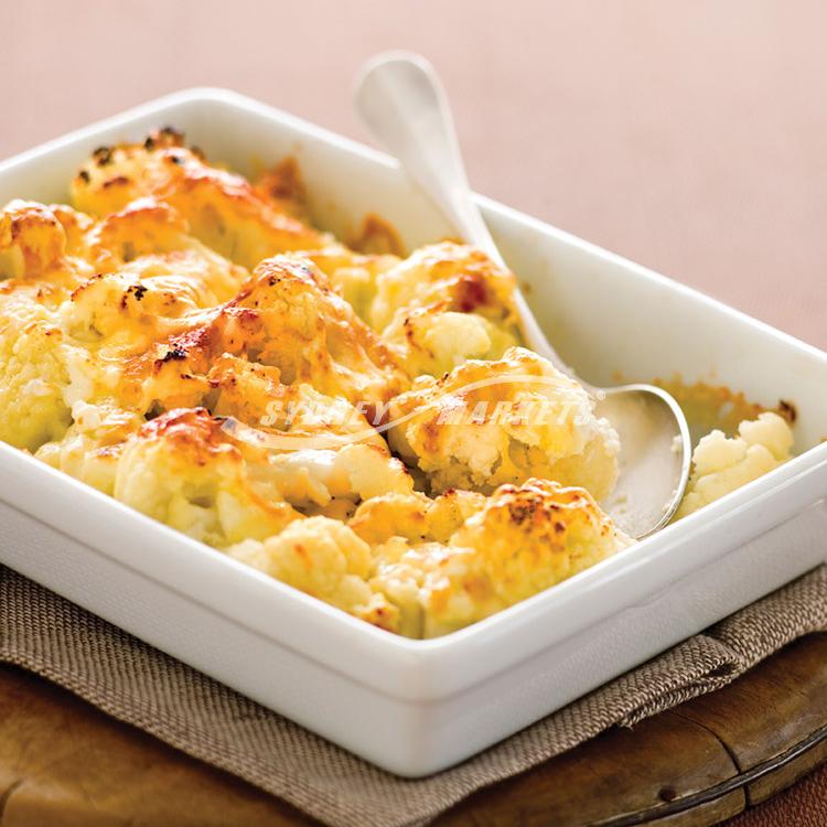 3 cheese cauliflower bake