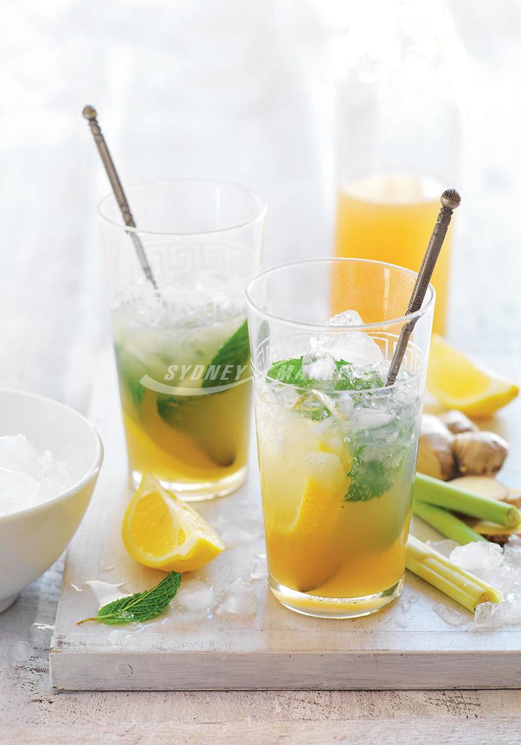 Lemongrass, ginger & lemon cordial