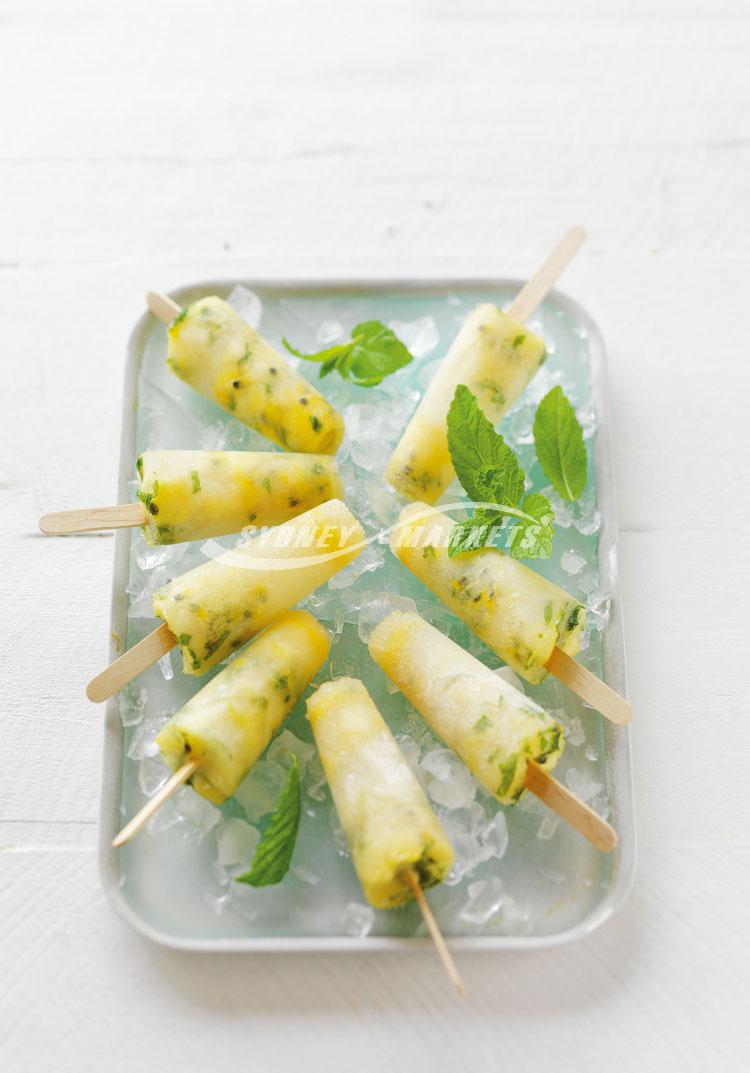 Summer fruit & ginger beer ice-blocks